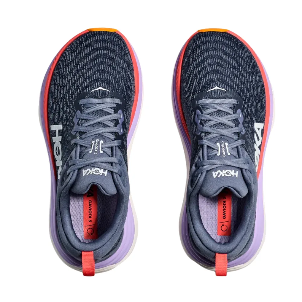 Hoka Gaviota 5 Anchor/Grapefruit Running Shoe (Women's)