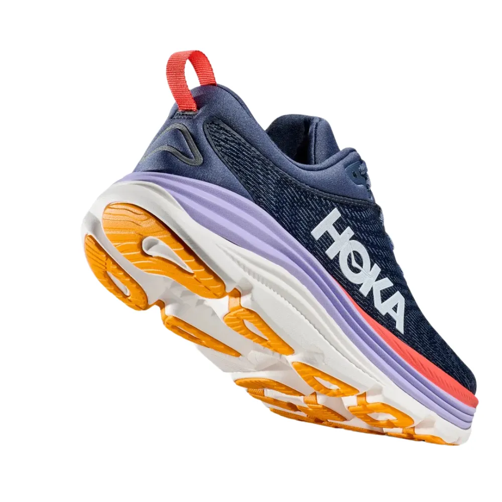 Hoka Gaviota 5 Anchor/Grapefruit Running Shoe (Women's)