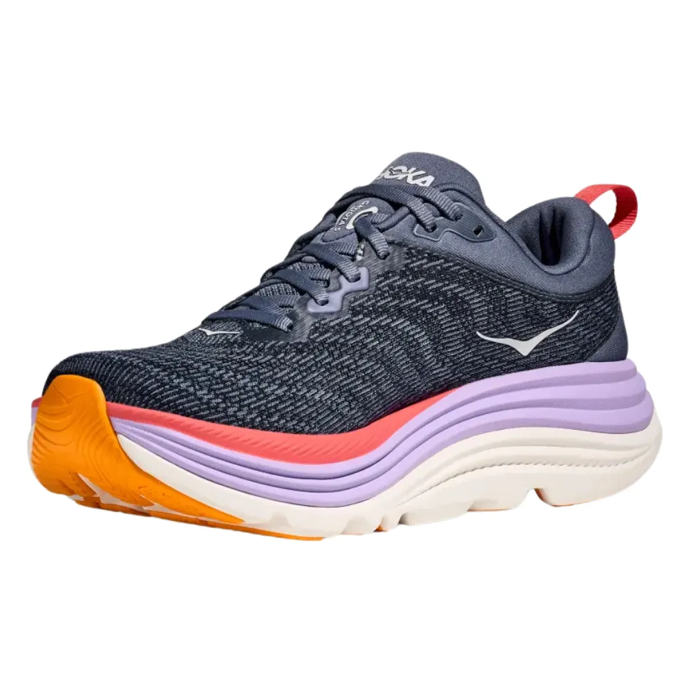 Hoka Gaviota 5 Anchor/Grapefruit Running Shoe (Women's)