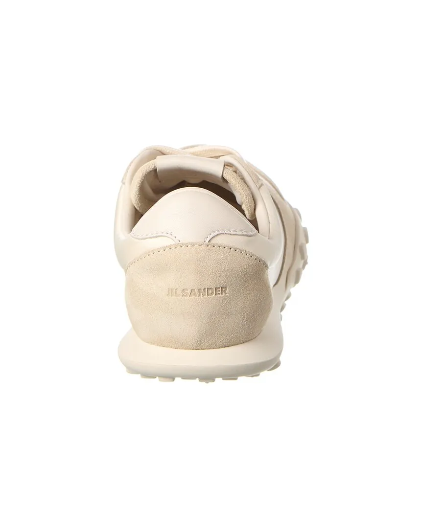 Jil Sander Nylon & Suede Sneaker