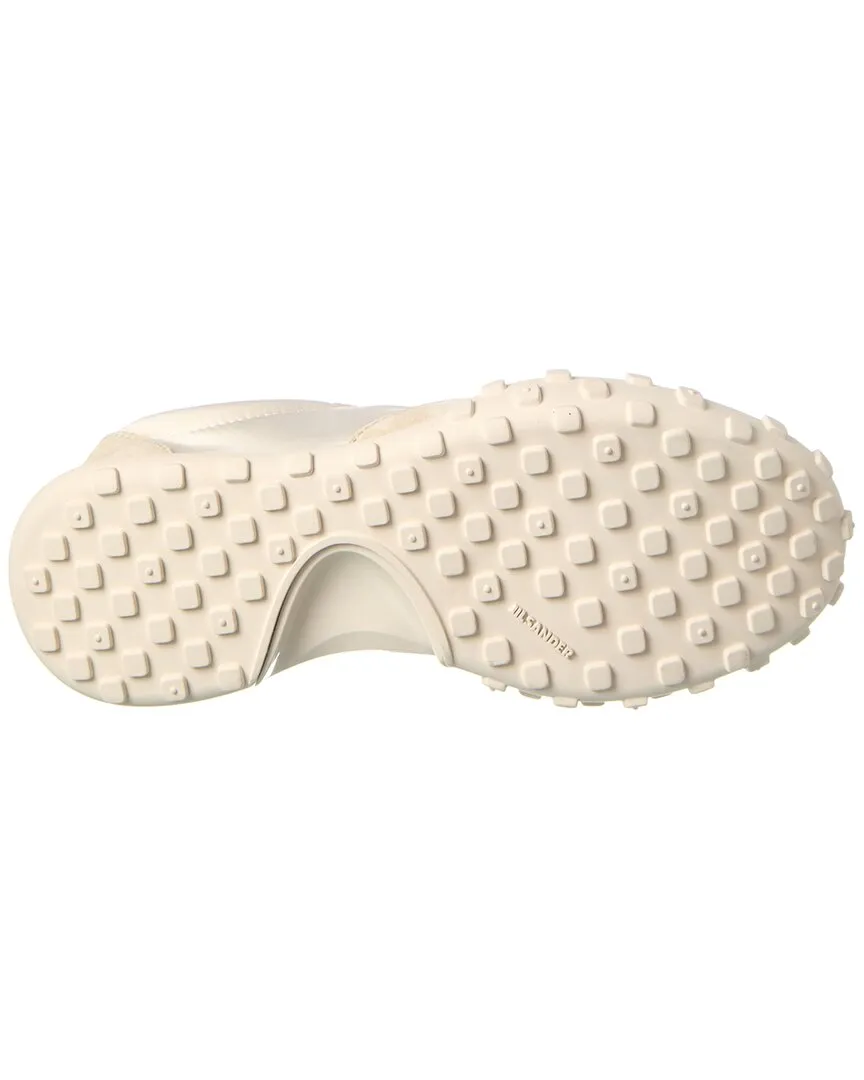 Jil Sander Nylon & Suede Sneaker