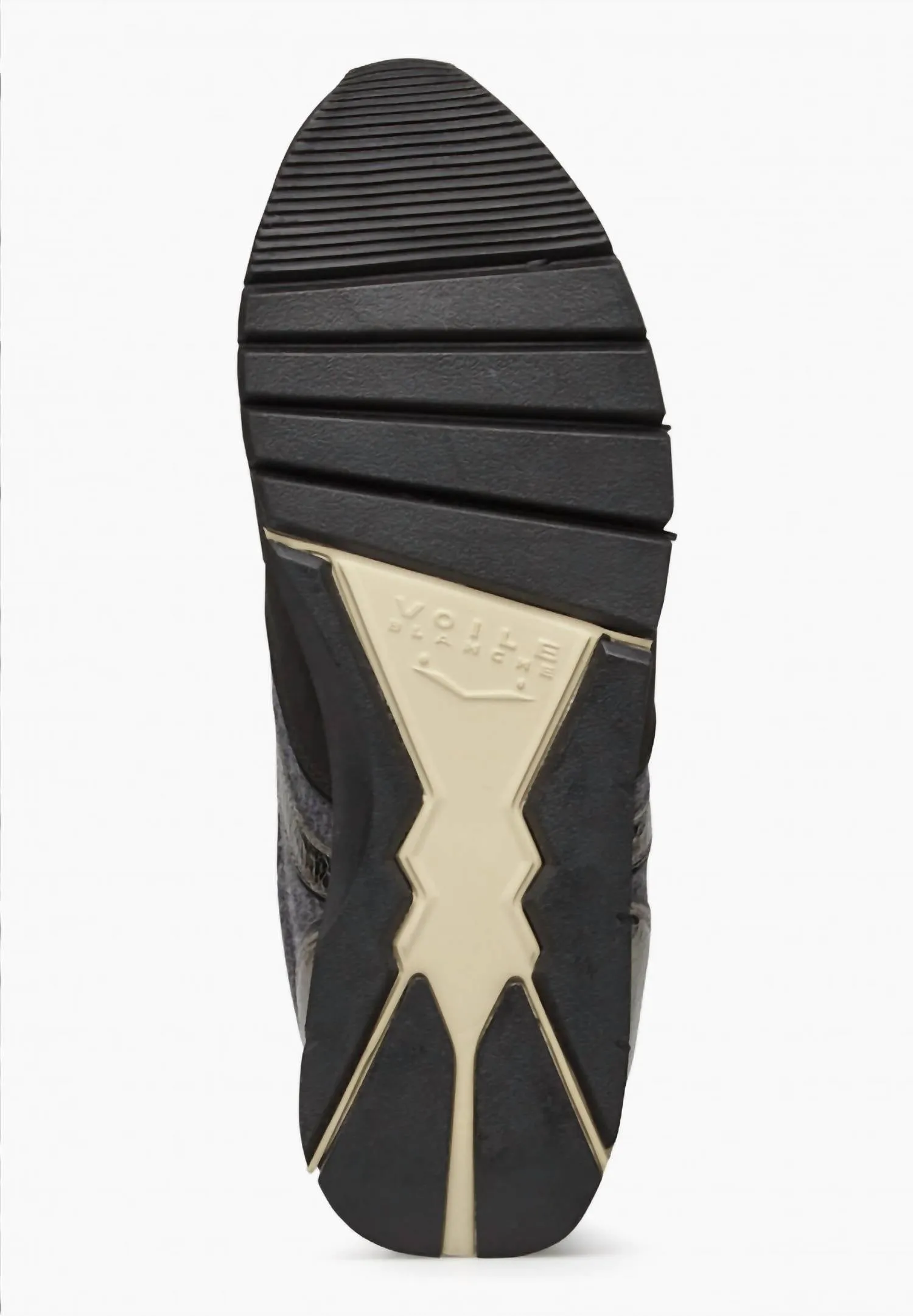 Julia Fur Lined Sneaker In Black