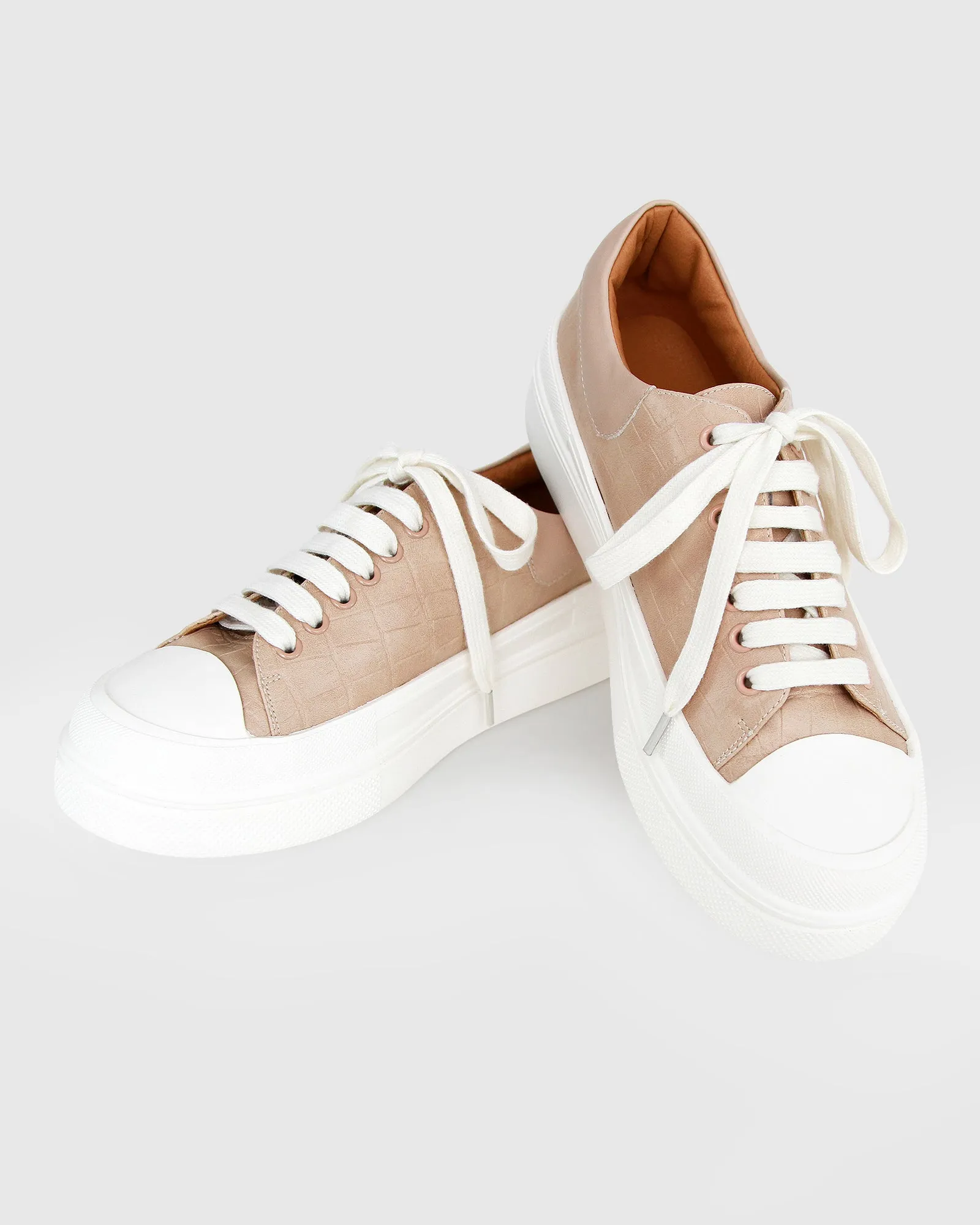 Just A Dream Croc Leather Sneaker