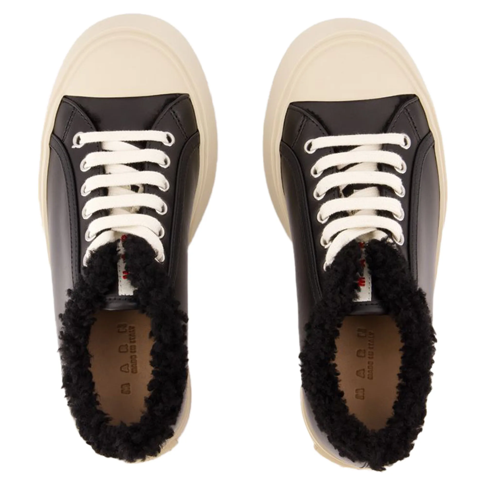 Lace Pablo Sneakers - Marni - Leather - Black