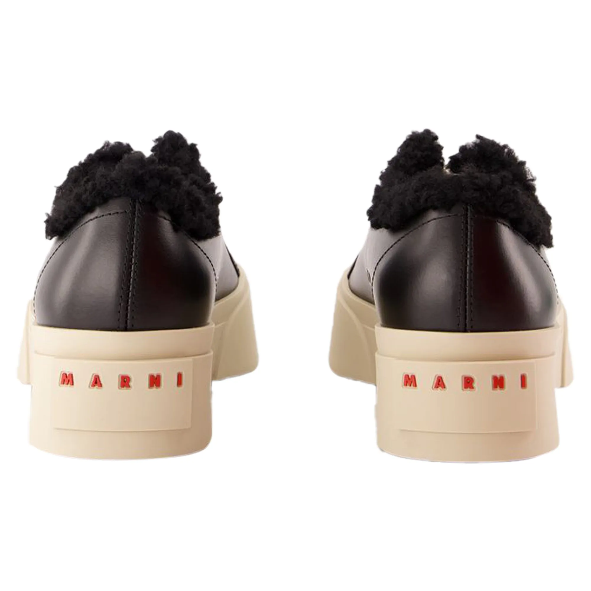 Lace Pablo Sneakers - Marni - Leather - Black