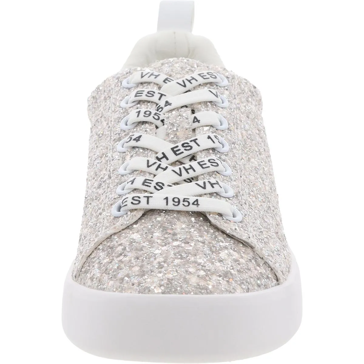 LANA Womens Glitter Leather Casual And Fashion Sneakers