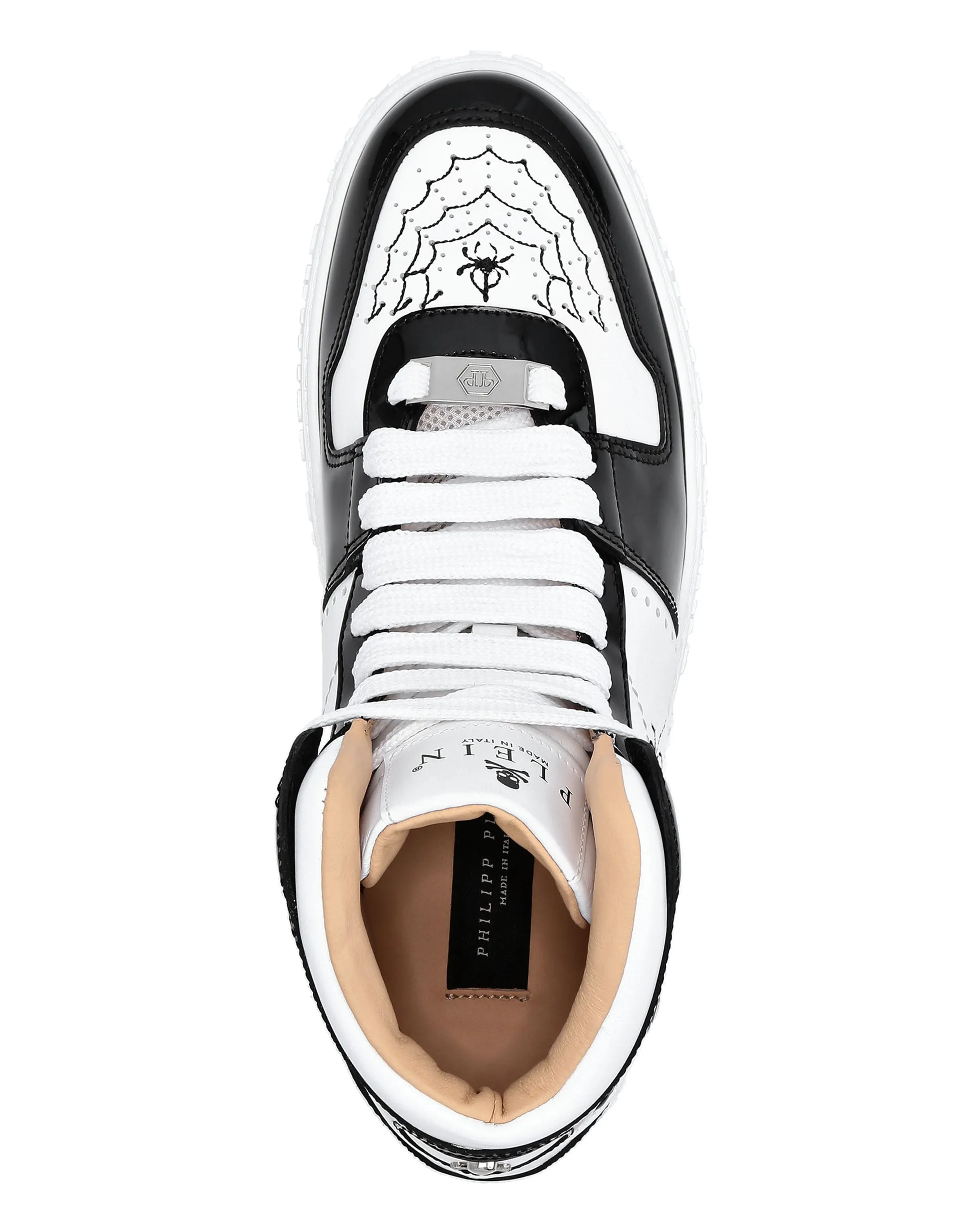 Leather Hi-Top Sneakers