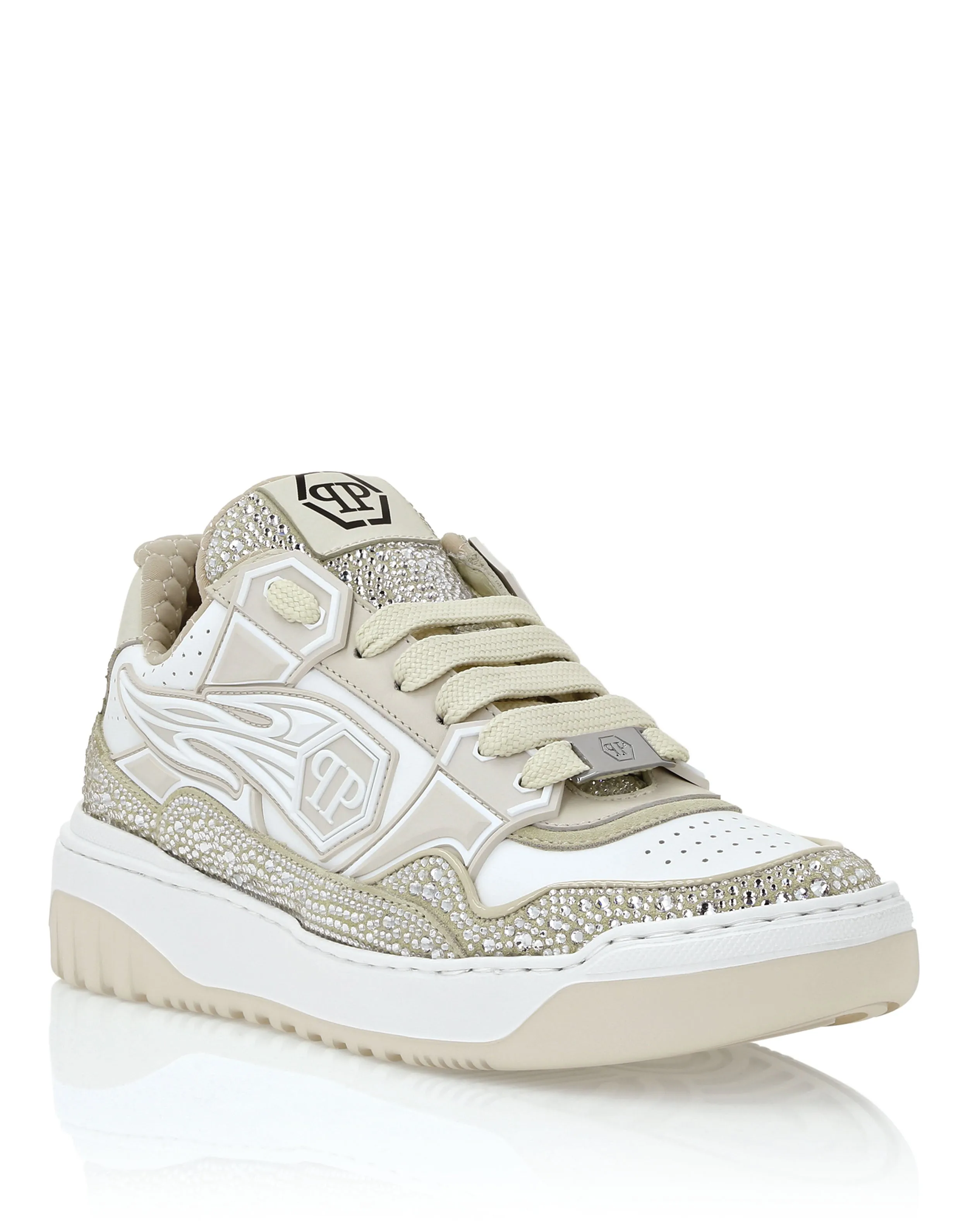 Leather Low-Top SneakersMoon Walker