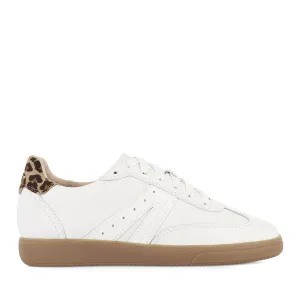 LEVI  - WHITE LEOPARD LEATHER