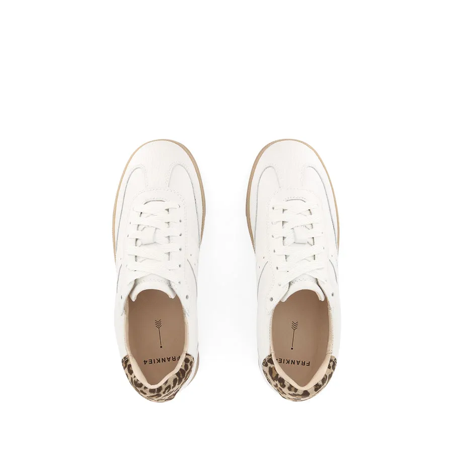 LEVI  - WHITE LEOPARD LEATHER