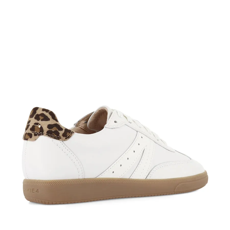 LEVI  - WHITE LEOPARD LEATHER
