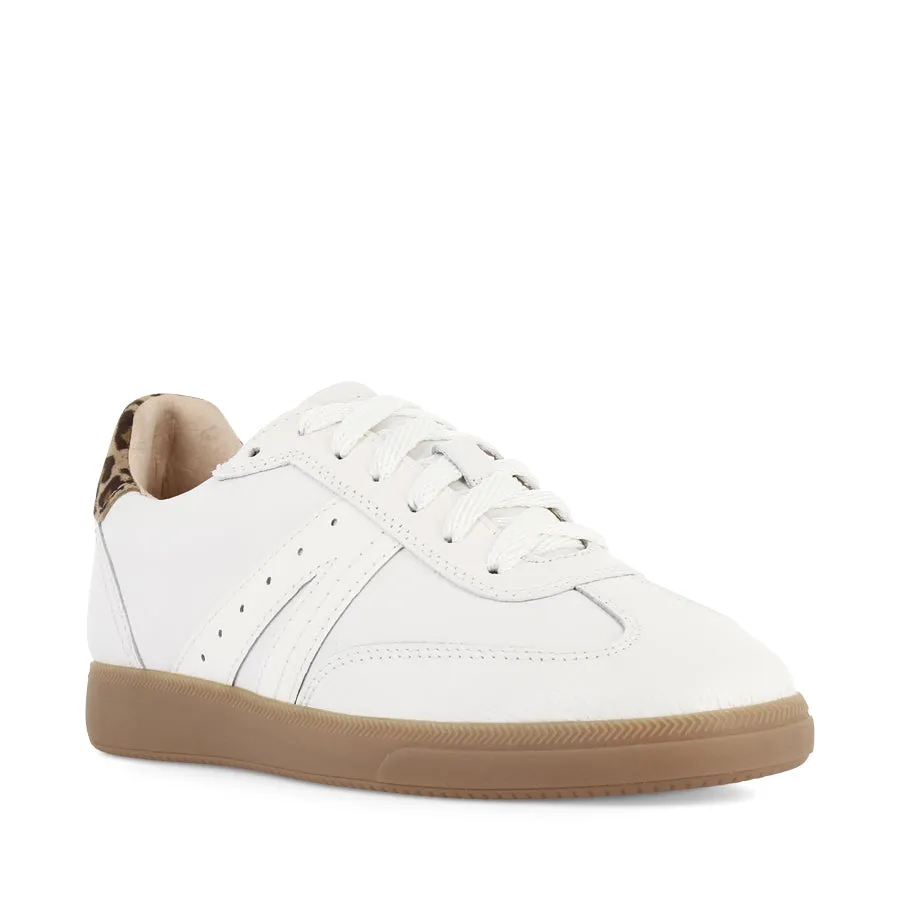 LEVI  - WHITE LEOPARD LEATHER
