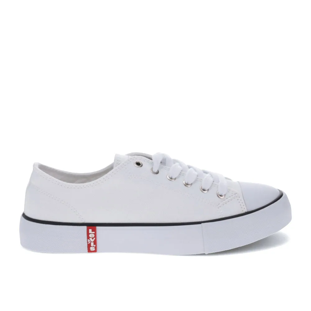 Levi's Womens Cain Canvas Casual Lace Up Sneaker Shoe