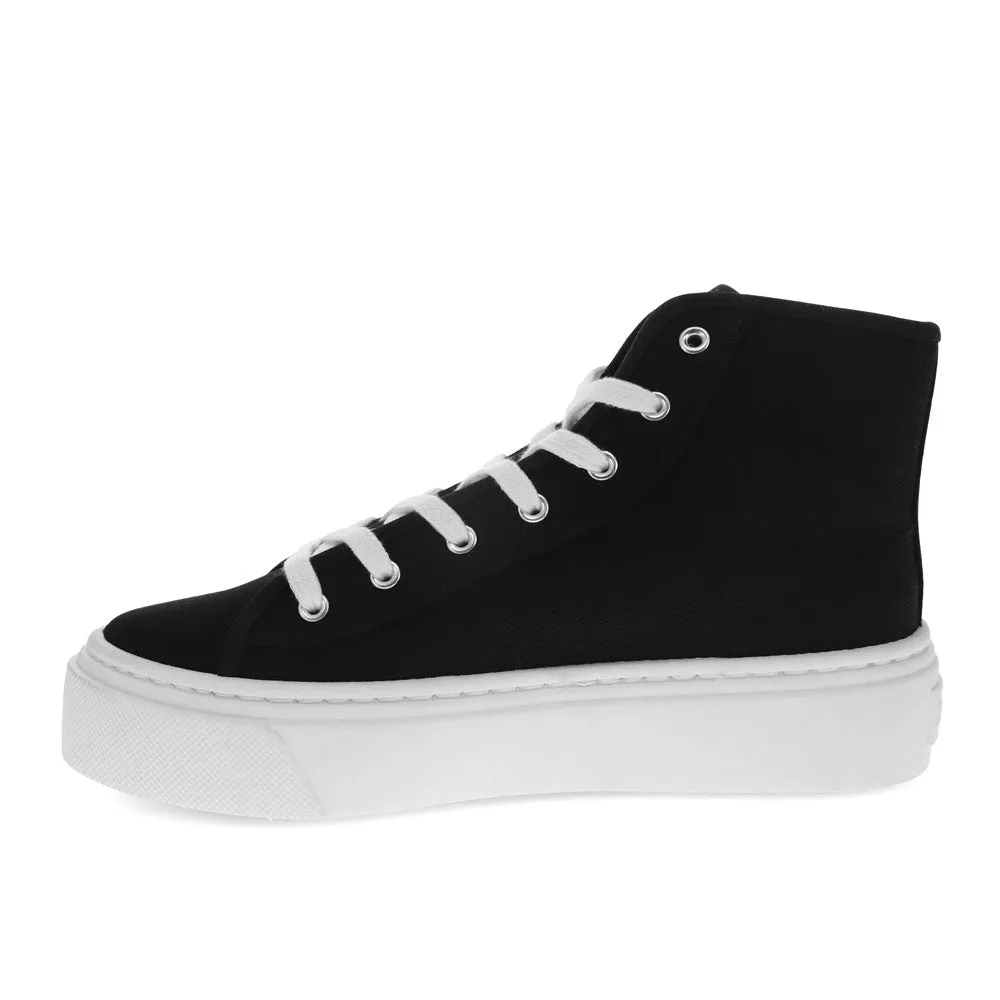 Levi's Womens Cheyenne CVS Twill Casual Lace Up Platform Sneaker Shoe