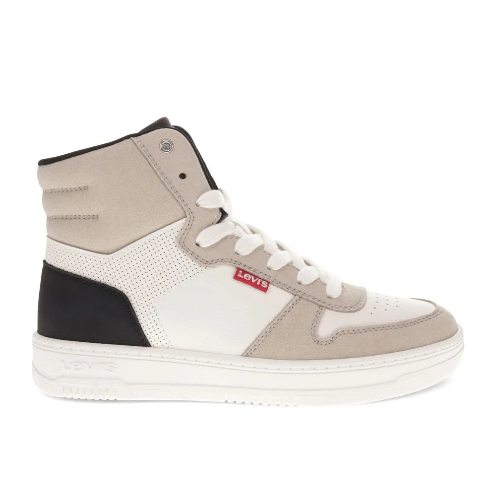 Levi's Womens Drive Hi 2 Synthetic Leather Casual Hightop Sneaker Shoe