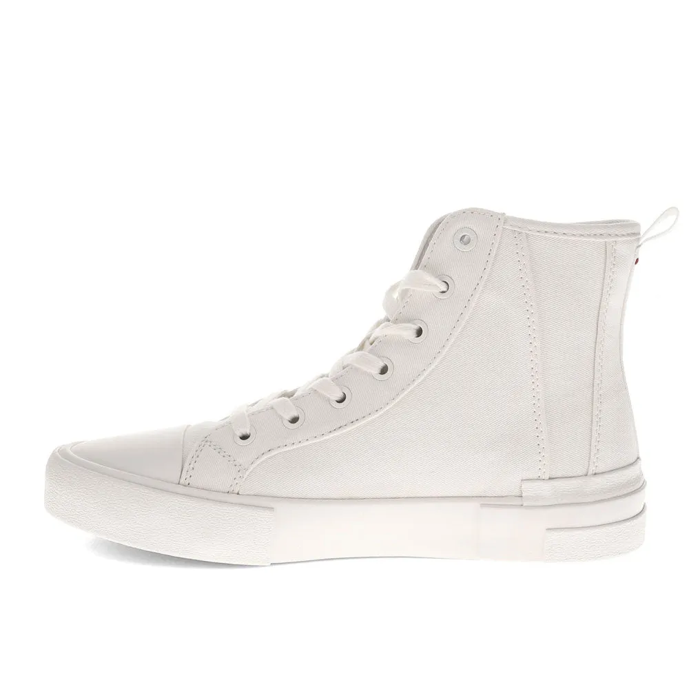 Levi's Womens Elite Twill Casual Lace Up Sneaker Shoe