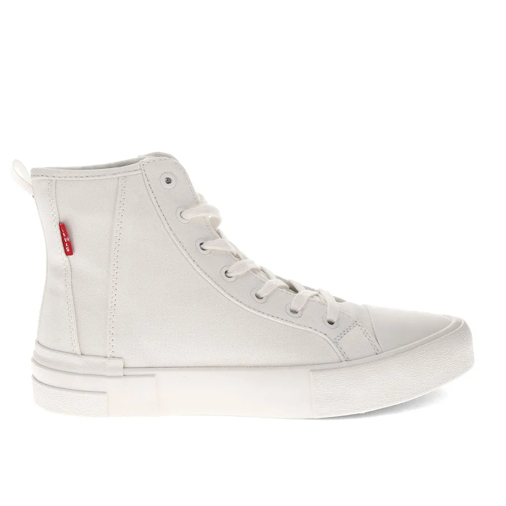 Levi's Womens Elite Twill Casual Lace Up Sneaker Shoe
