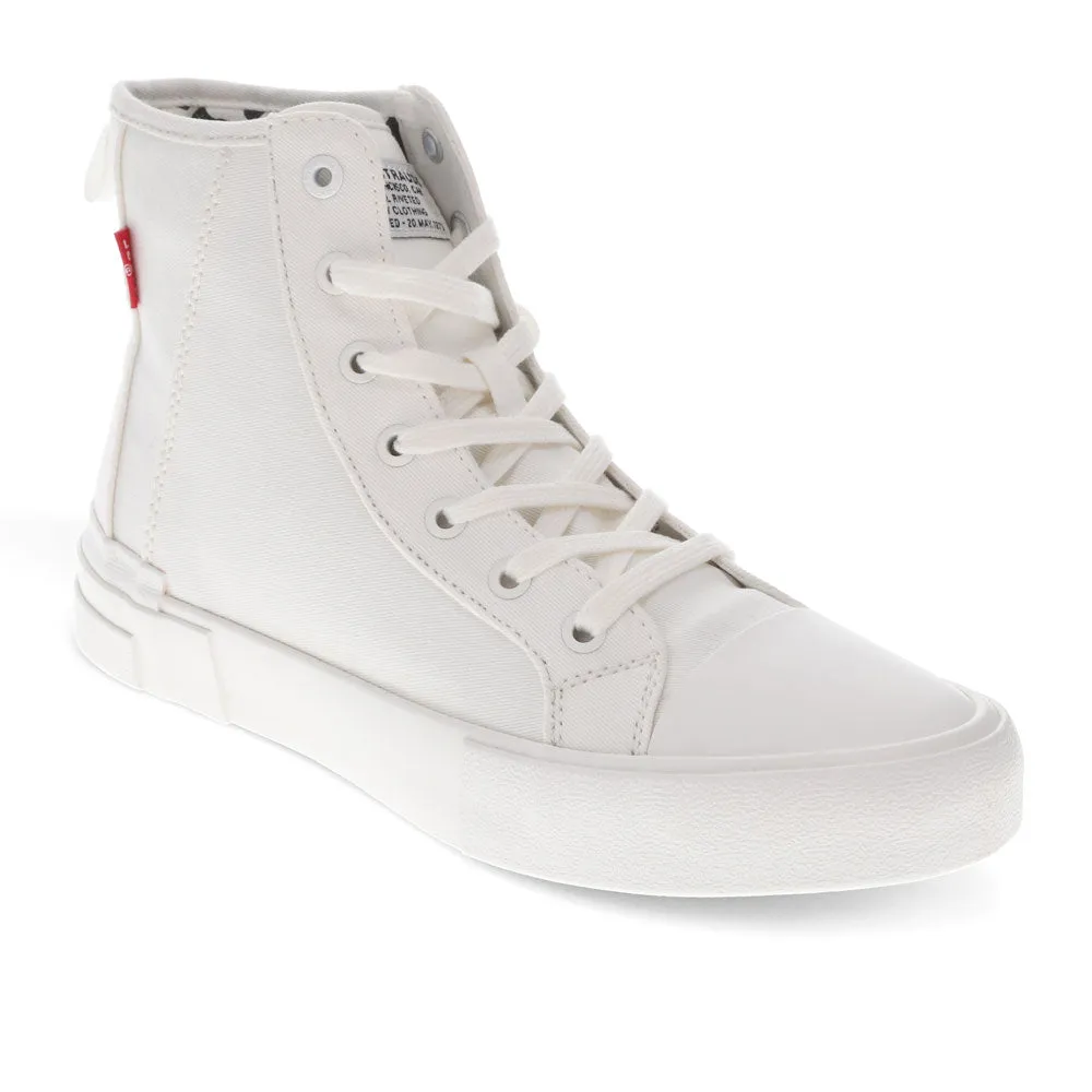 Levi's Womens Elite Twill Casual Lace Up Sneaker Shoe