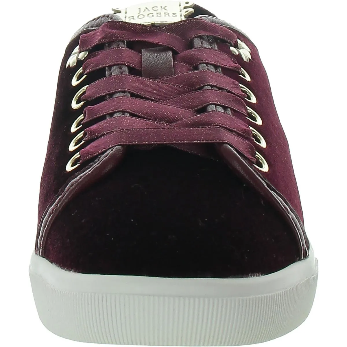 Lia Womens Velvet Lace-Up Casual And Fashion Sneakers