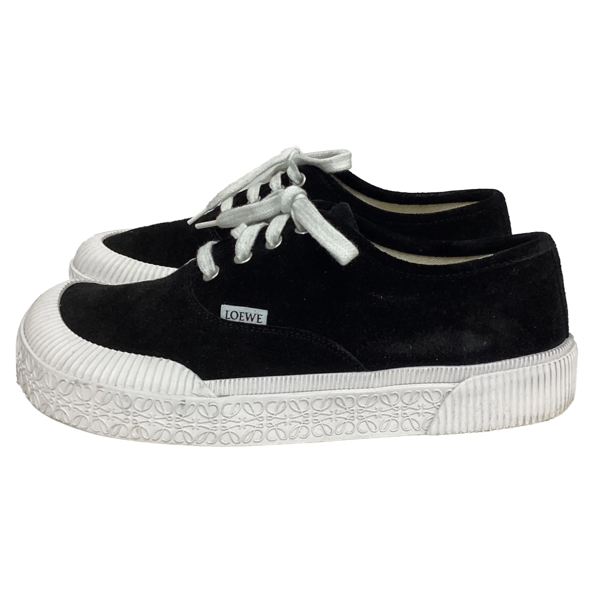 Loewe Terra Vulca Sneakers in Black Suede