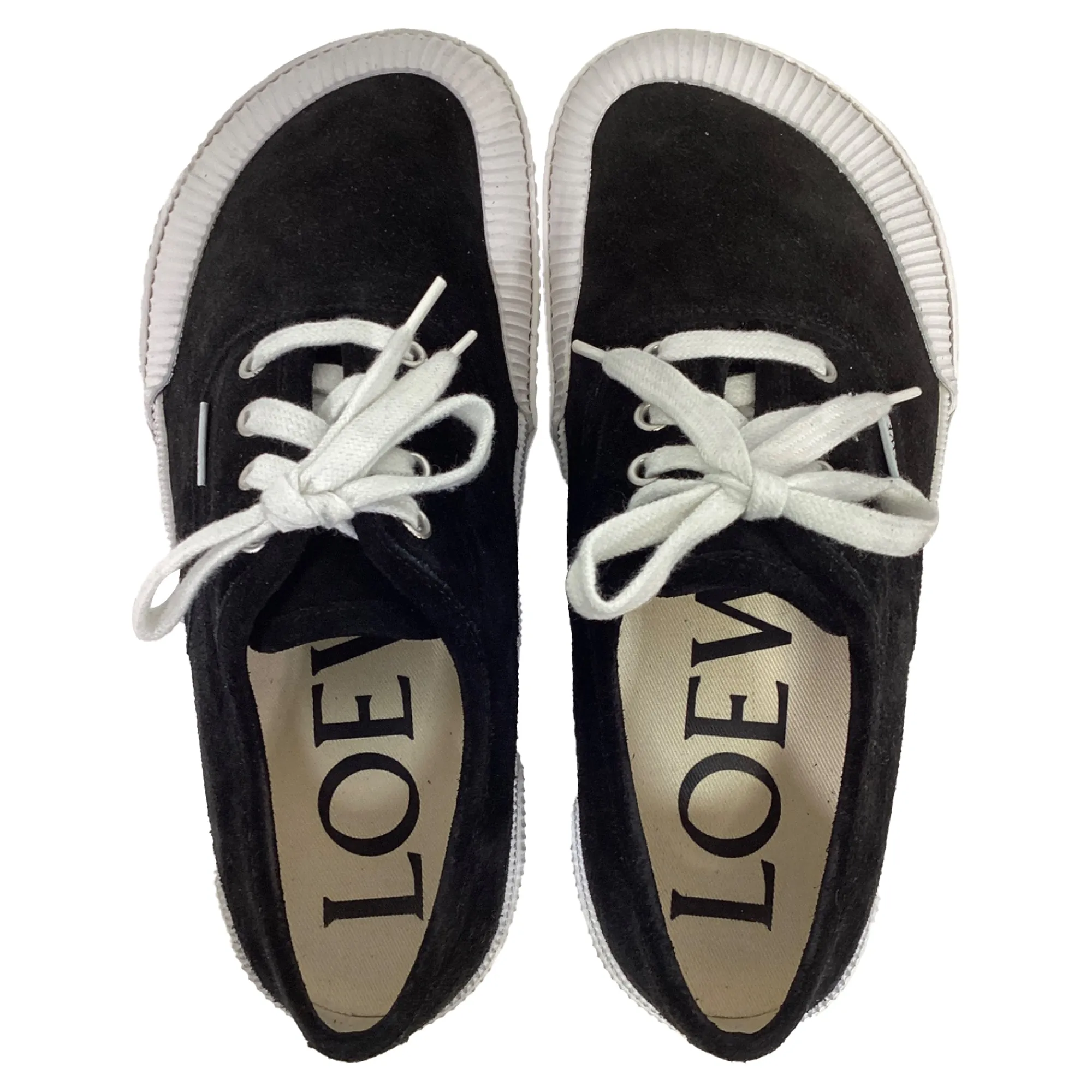 Loewe Terra Vulca Sneakers in Black Suede