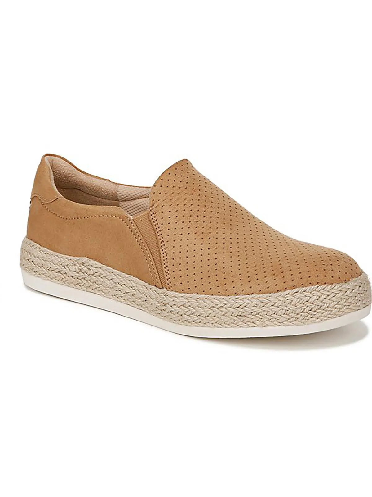 Madison Sun Womens Faux Leather Slip-On Sneakers