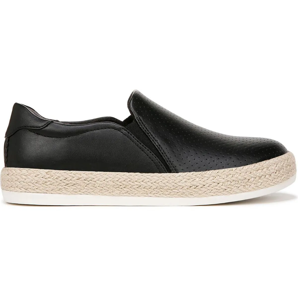 Madison Sun Womens Faux Leather Slip-On Sneakers