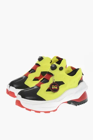 Maison Margiela Mm22 X Reebok Lace-Up Unisex Tabi Sneakers With Inflatable D