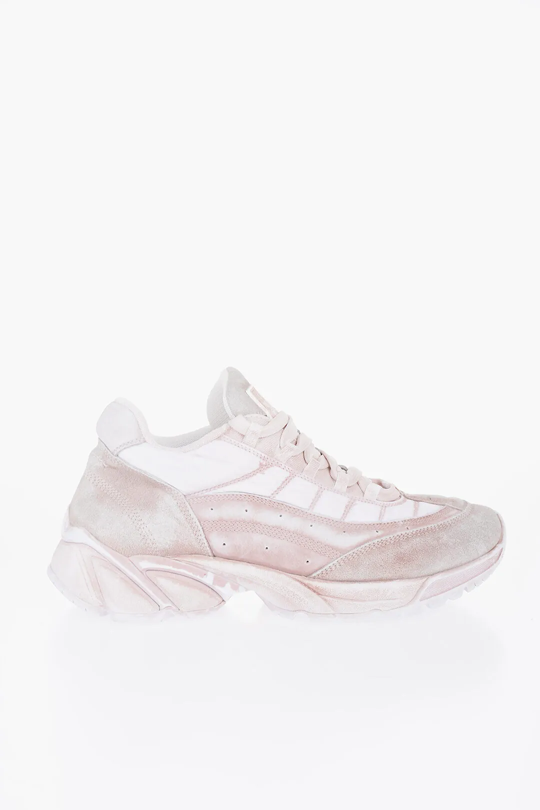 Maison Margiela Mm6 Leather City Low-Top Sneakers