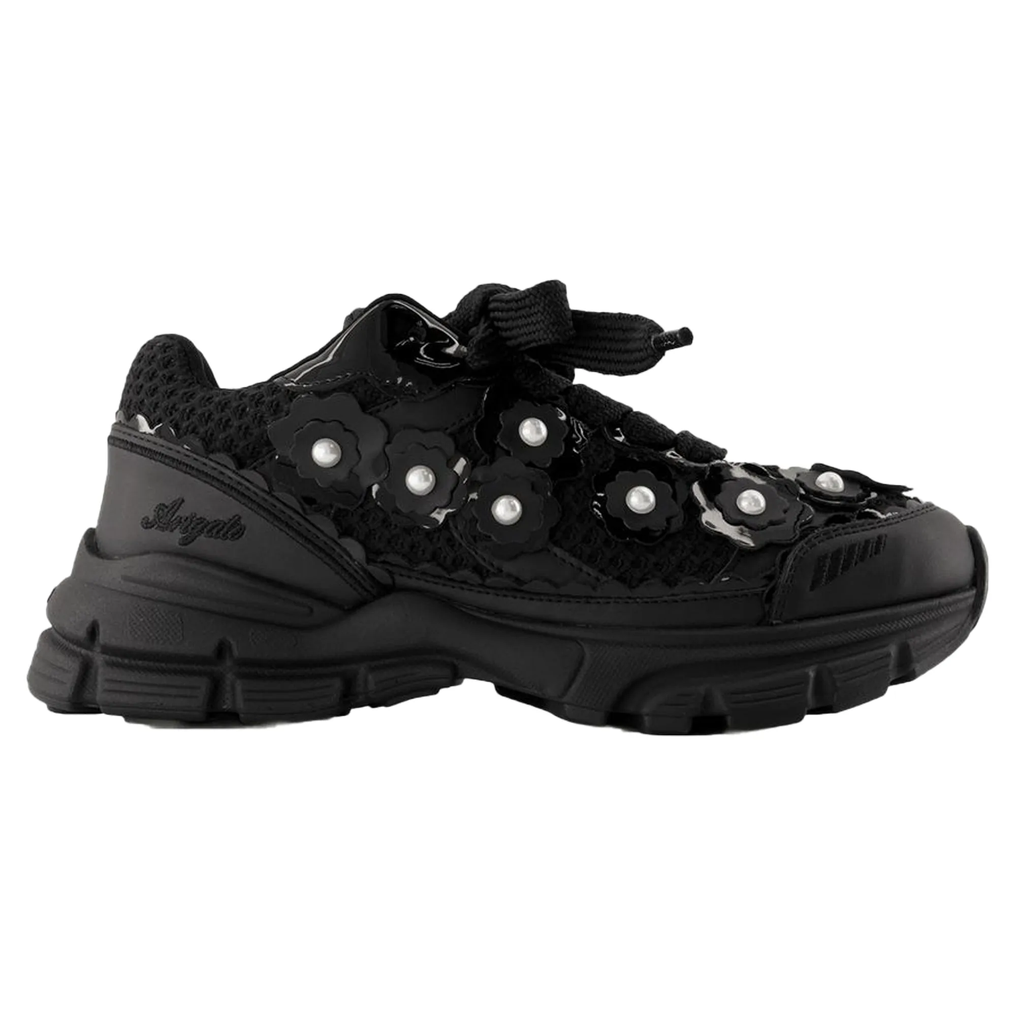 Marathon Flwr Sneakers - Axel Arigato - Leather - Black