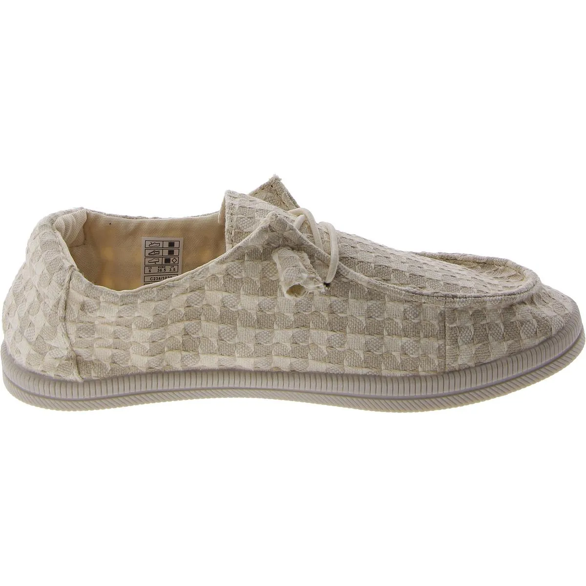 Mellow Finney Womens Canvas Slip On Slip-On Sneakers