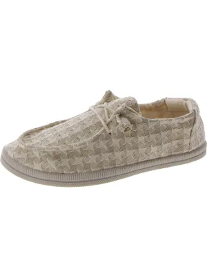 Mellow Finney Womens Canvas Slip On Slip-On Sneakers