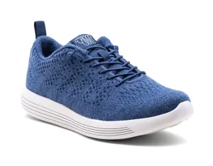 Men's Belmont Sneaker In Denim Merino Wool