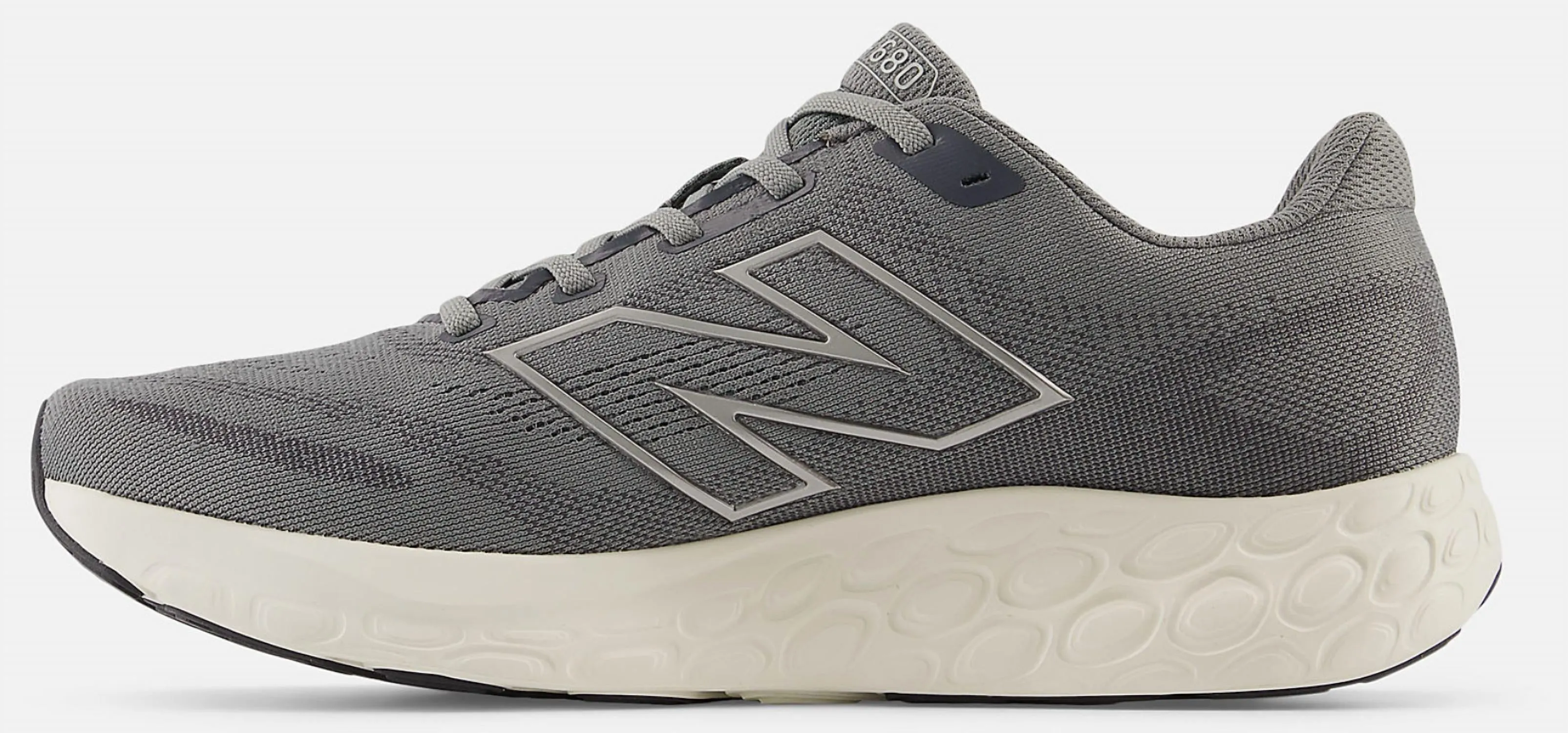Men's Fresh Foam Sneakers In Harbor Grey And Dark Silver Metallic