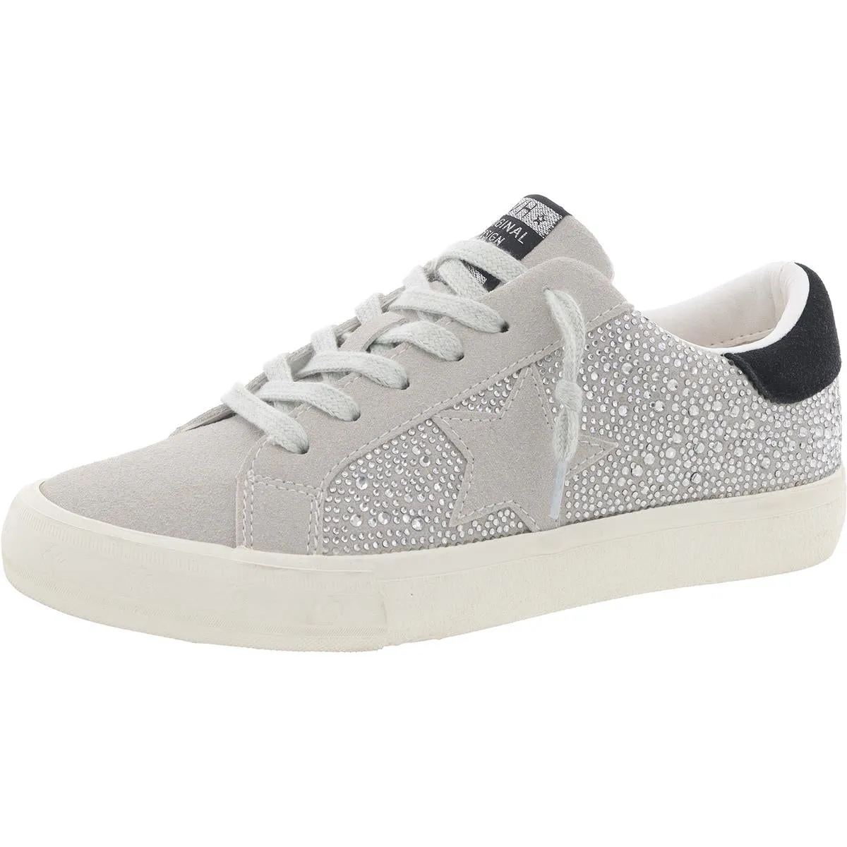 Mighty Womens Lace-Up Round Toe Casual And Fashion Sneakers