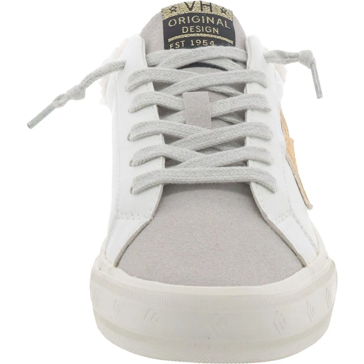 Mighty Womens Lace-Up Round Toe Casual And Fashion Sneakers