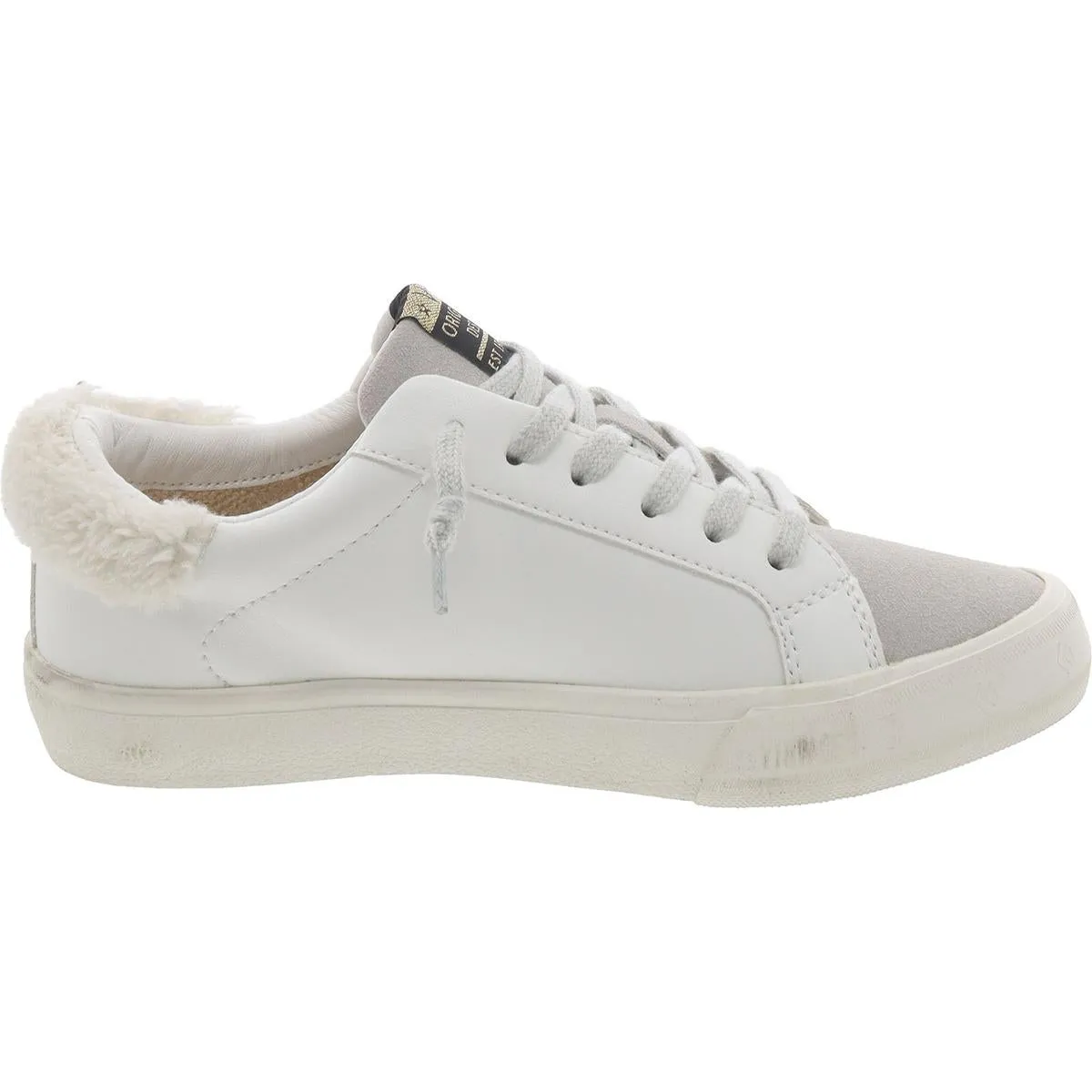 Mighty Womens Lace-Up Round Toe Casual And Fashion Sneakers