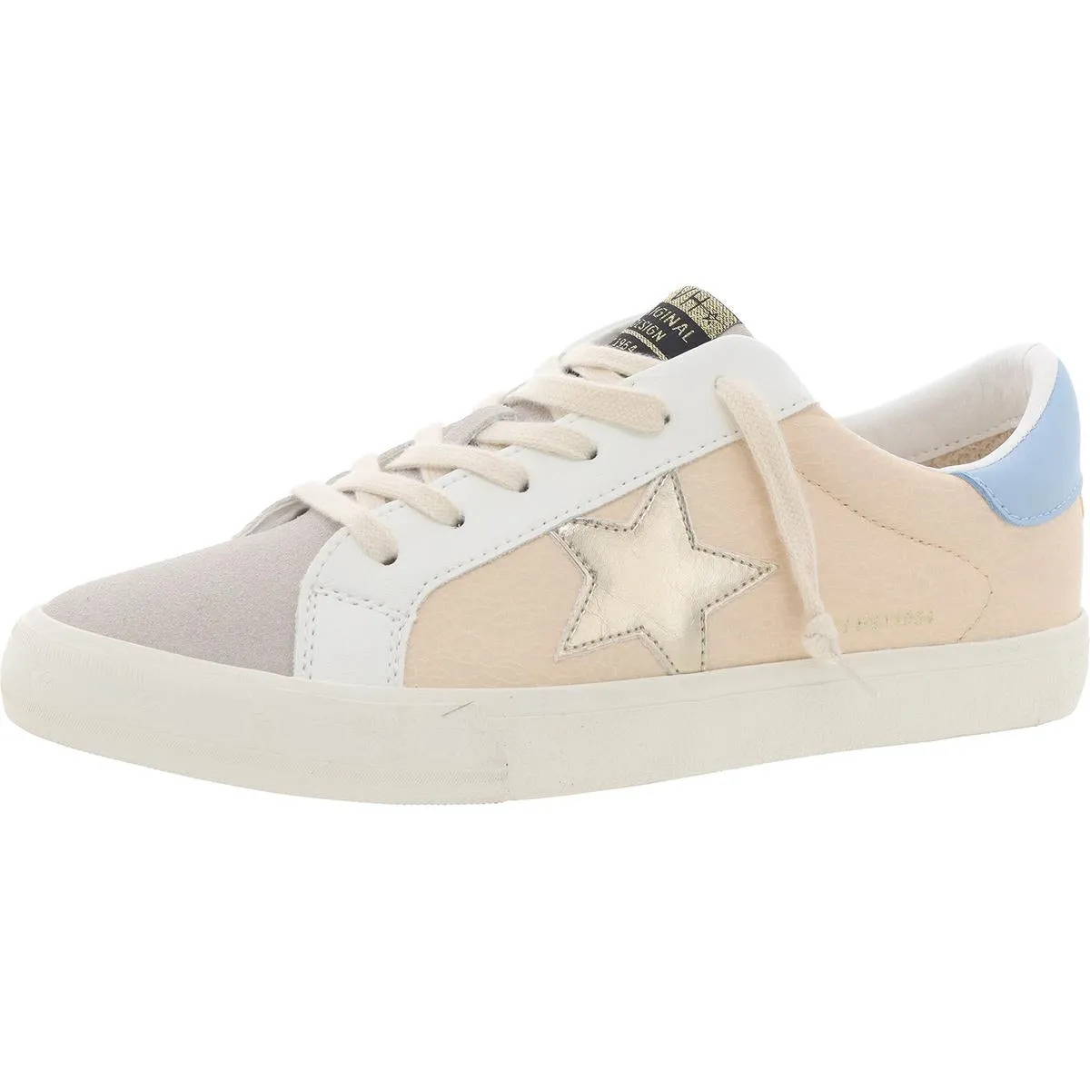 Mighty Womens Lace-Up Round Toe Casual And Fashion Sneakers