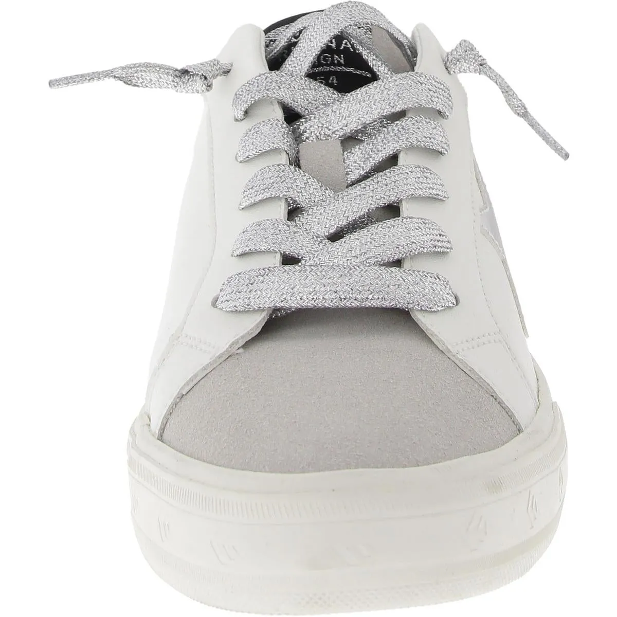 Mighty Womens Lace-Up Round Toe Casual And Fashion Sneakers