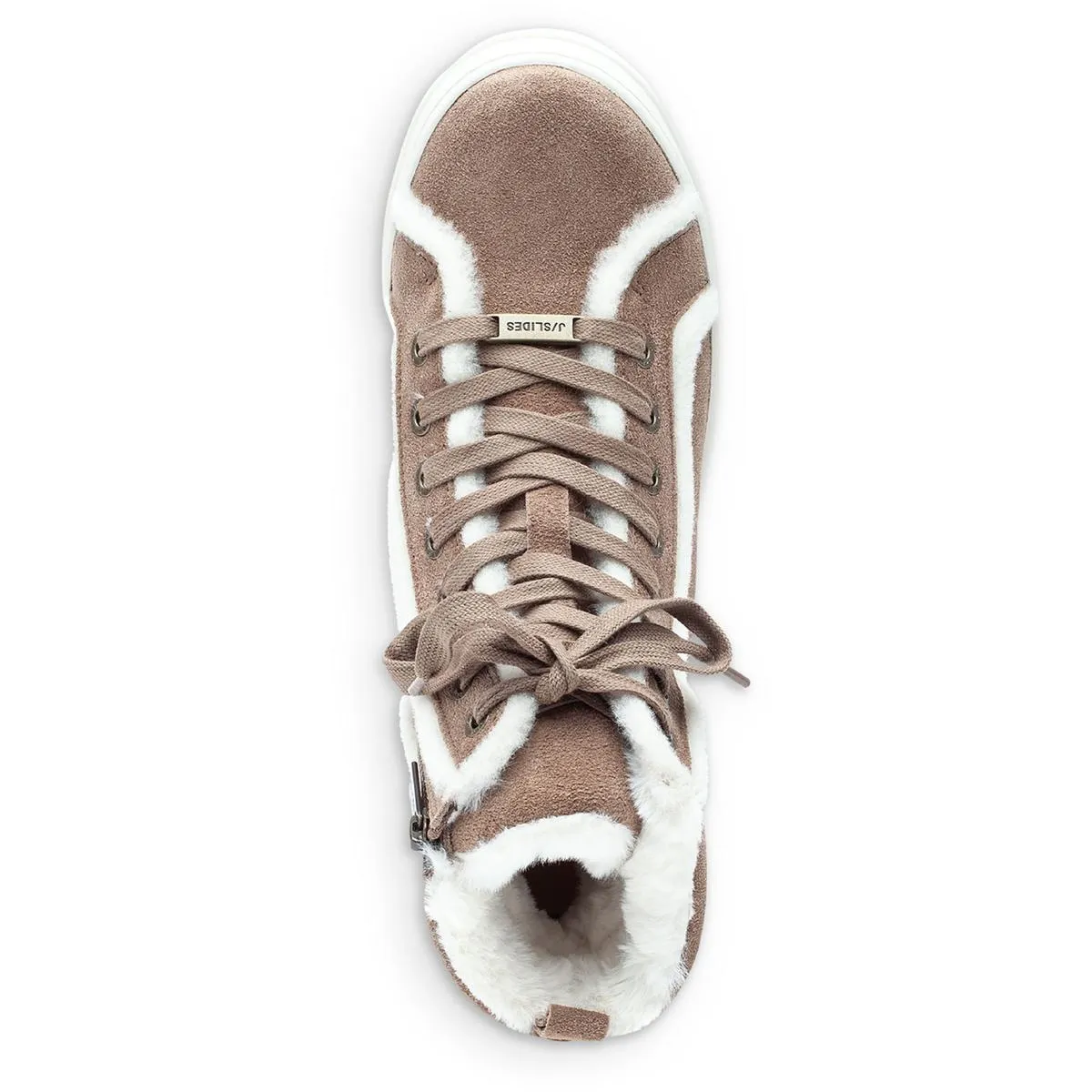 Nadal Womens Suede Faux Fur Lined Casual and Fashion Sneakers