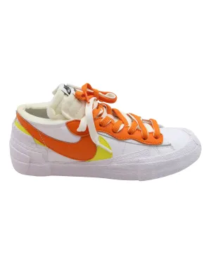 Nike x Sacai Blazer Low in Magma Orange Leather