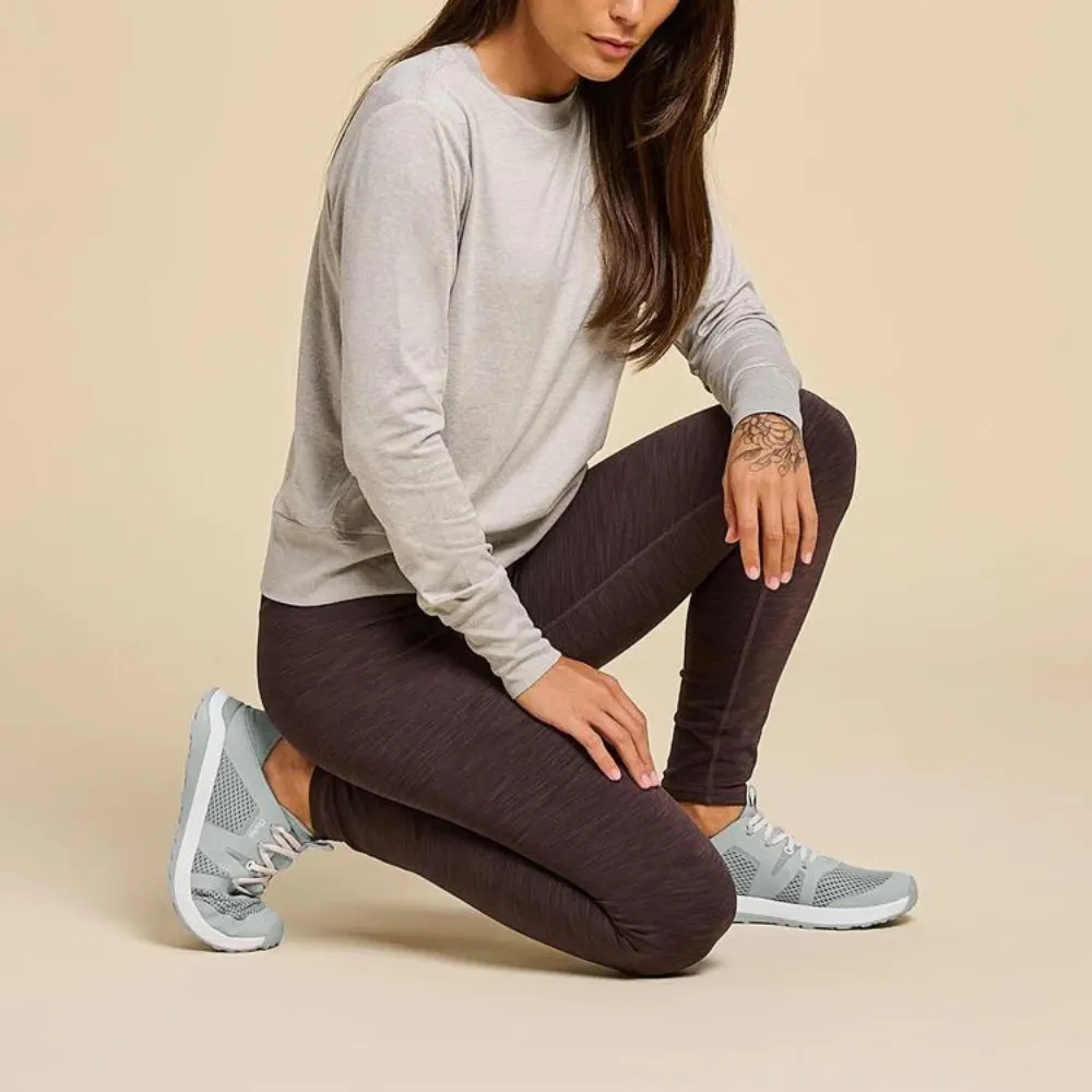 OluKai Huia Pale Grey Athleisure Shoe (Womens)