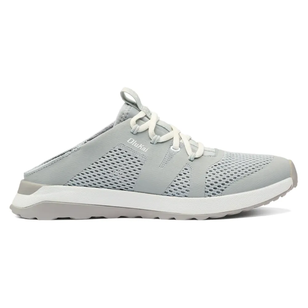 OluKai Huia Pale Grey Athleisure Shoe (Womens)