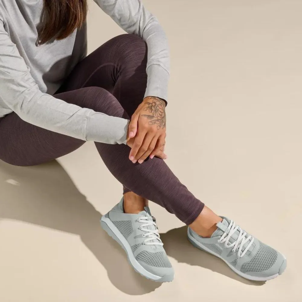 OluKai Huia Pale Grey Athleisure Shoe (Womens)