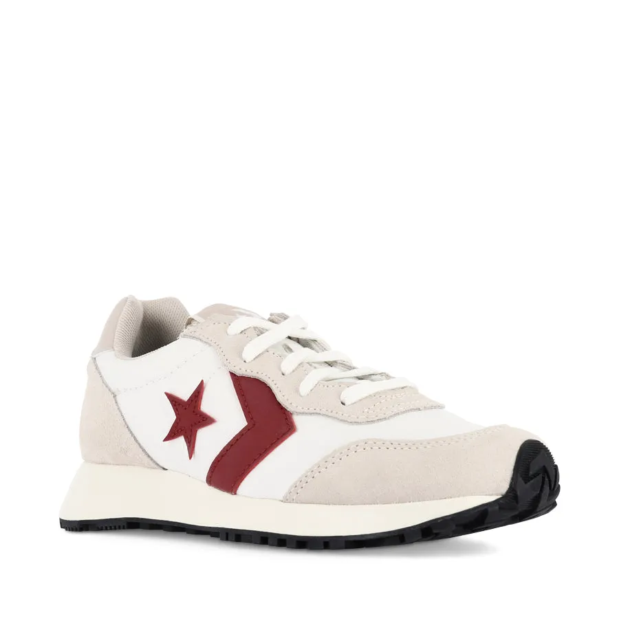 OMEGA TRAINER LOW - LIGHT DUNE/VINTAGE WHITE/PARK RED