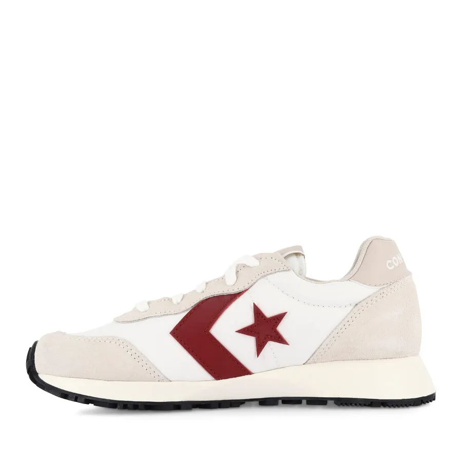 OMEGA TRAINER LOW - LIGHT DUNE/VINTAGE WHITE/PARK RED
