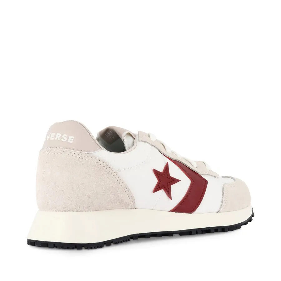 OMEGA TRAINER LOW - LIGHT DUNE/VINTAGE WHITE/PARK RED