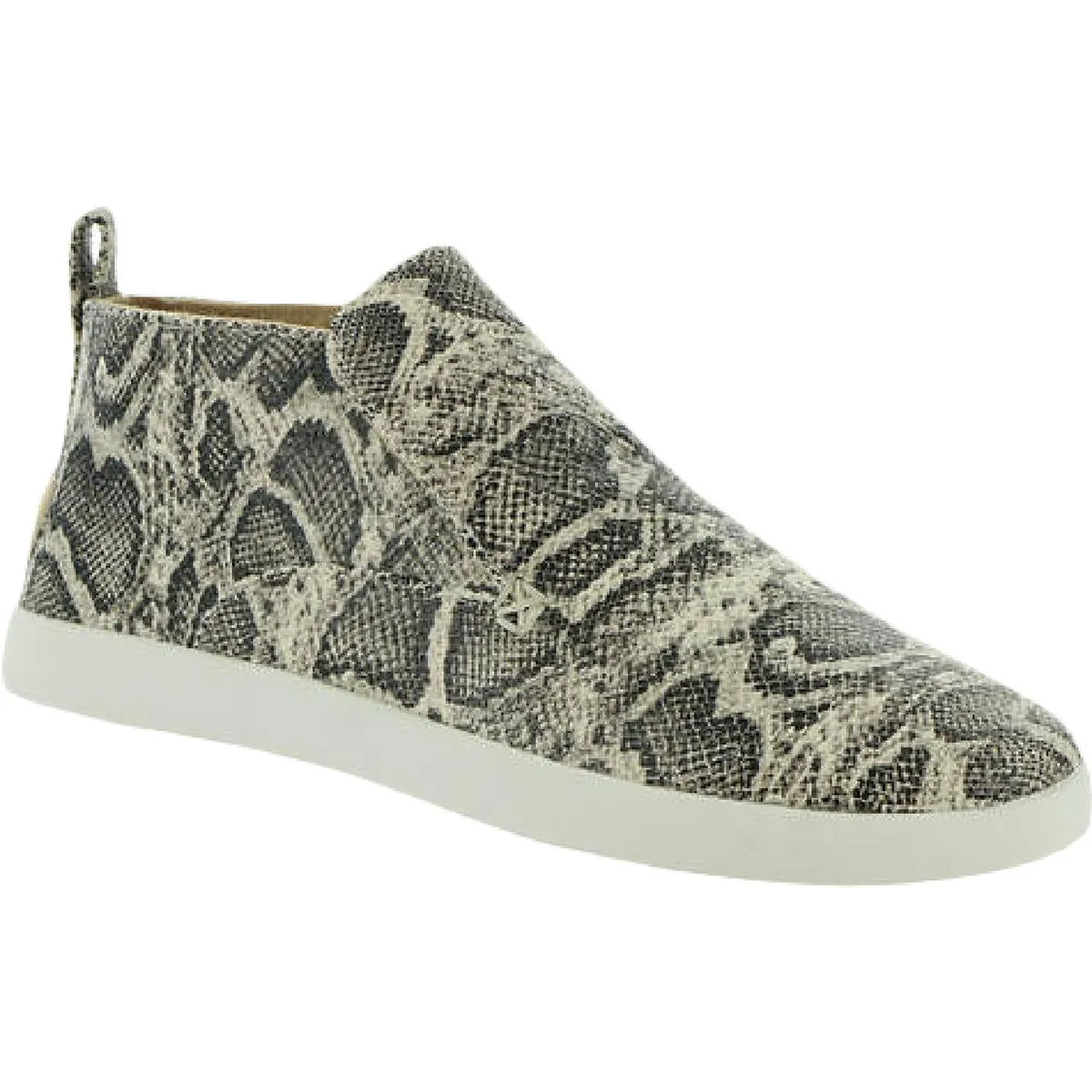 Oriana Womens Snake Print Slip On Casual and Fashion Sneakers