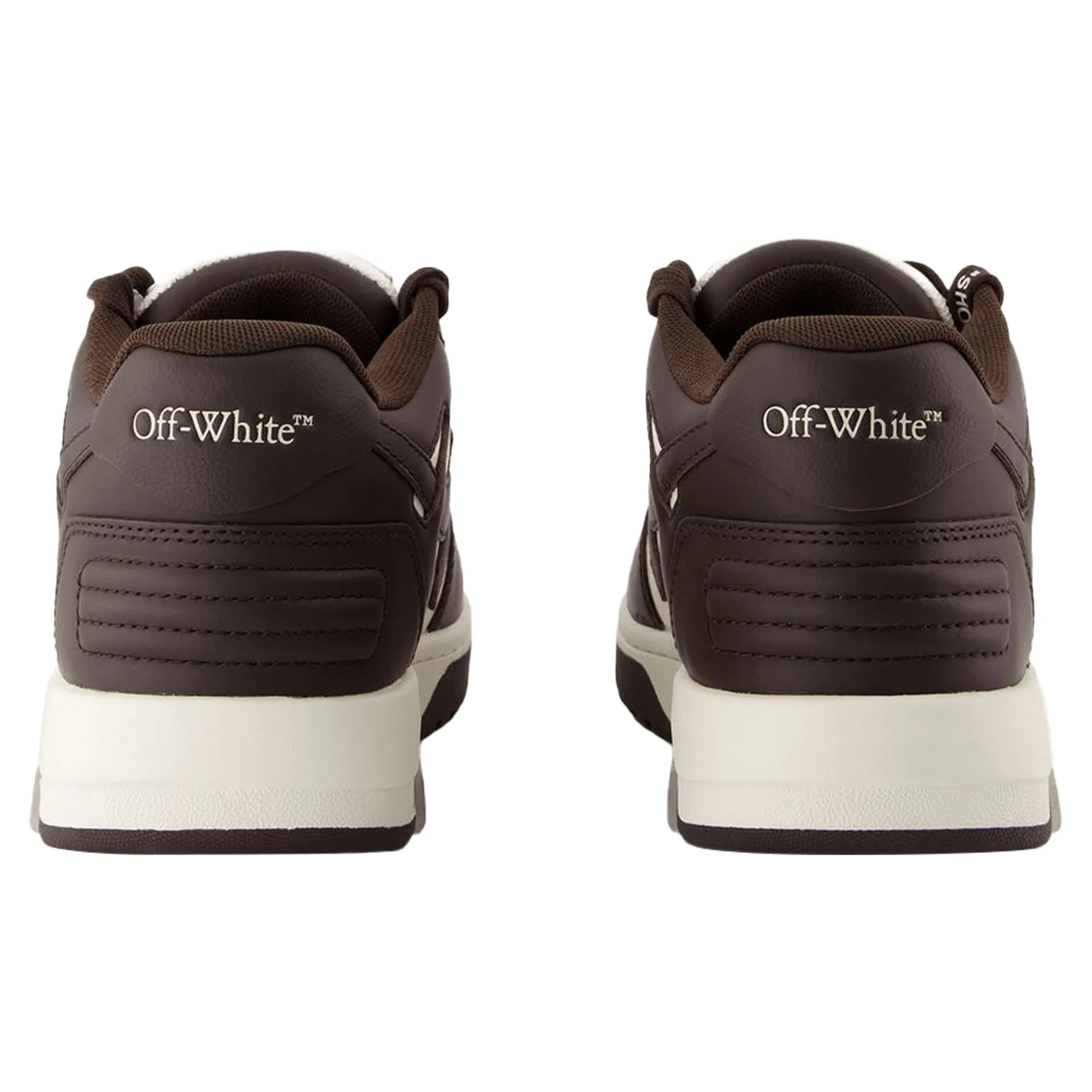 Out Of Office Sneakers - OFF WHITE - Leather - Brown