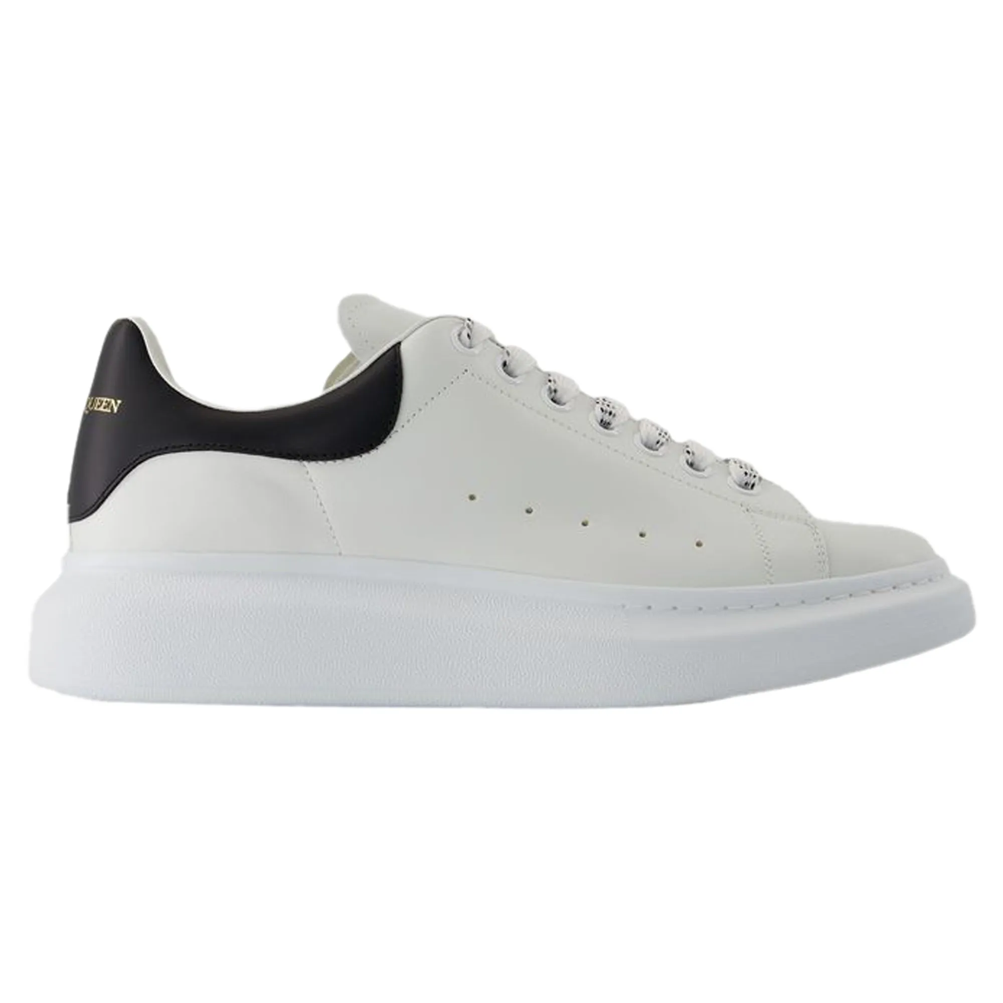 Oversize Sneakers - Alexander McQueen - Leather - White